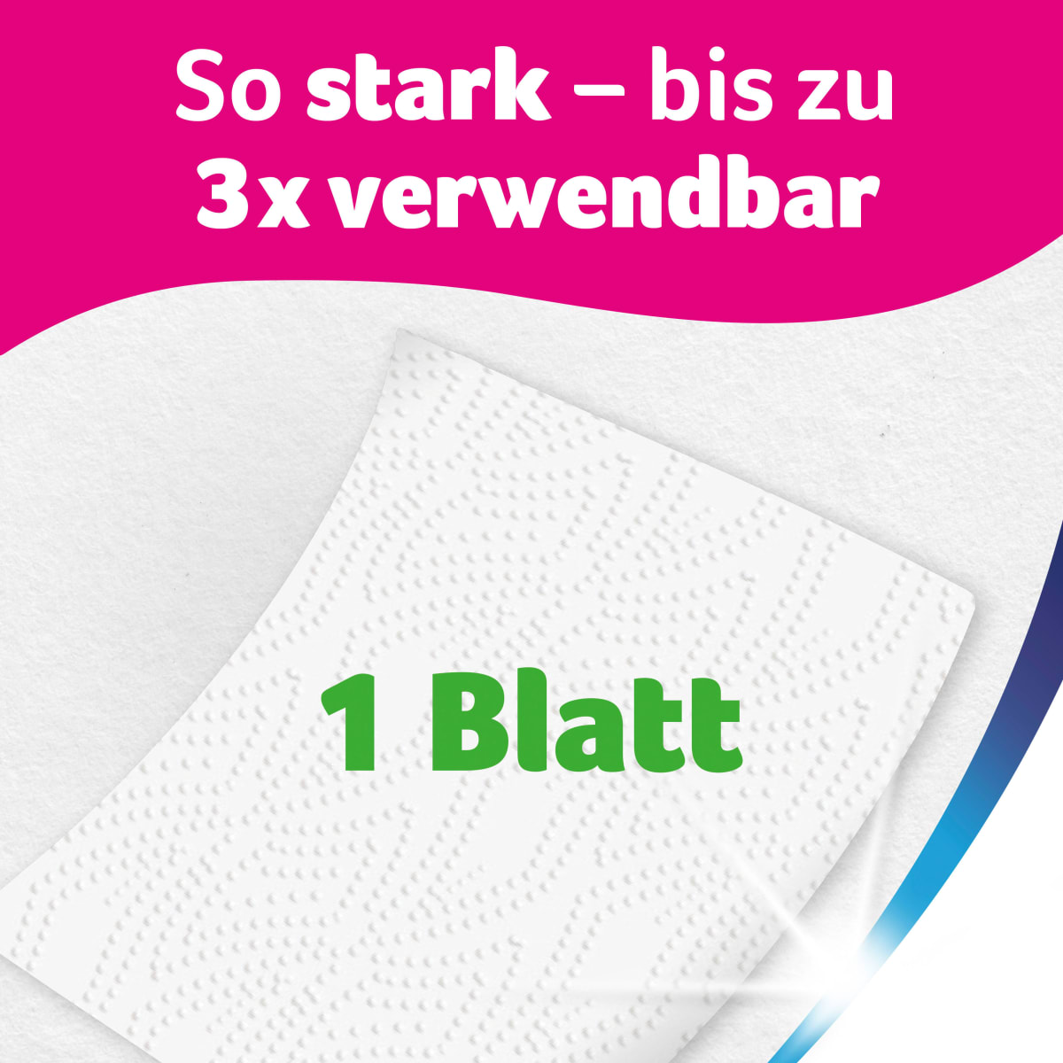 Küchenrolle  Wisch&Weg Reinweiss (8x45 Blatt), 8 St
