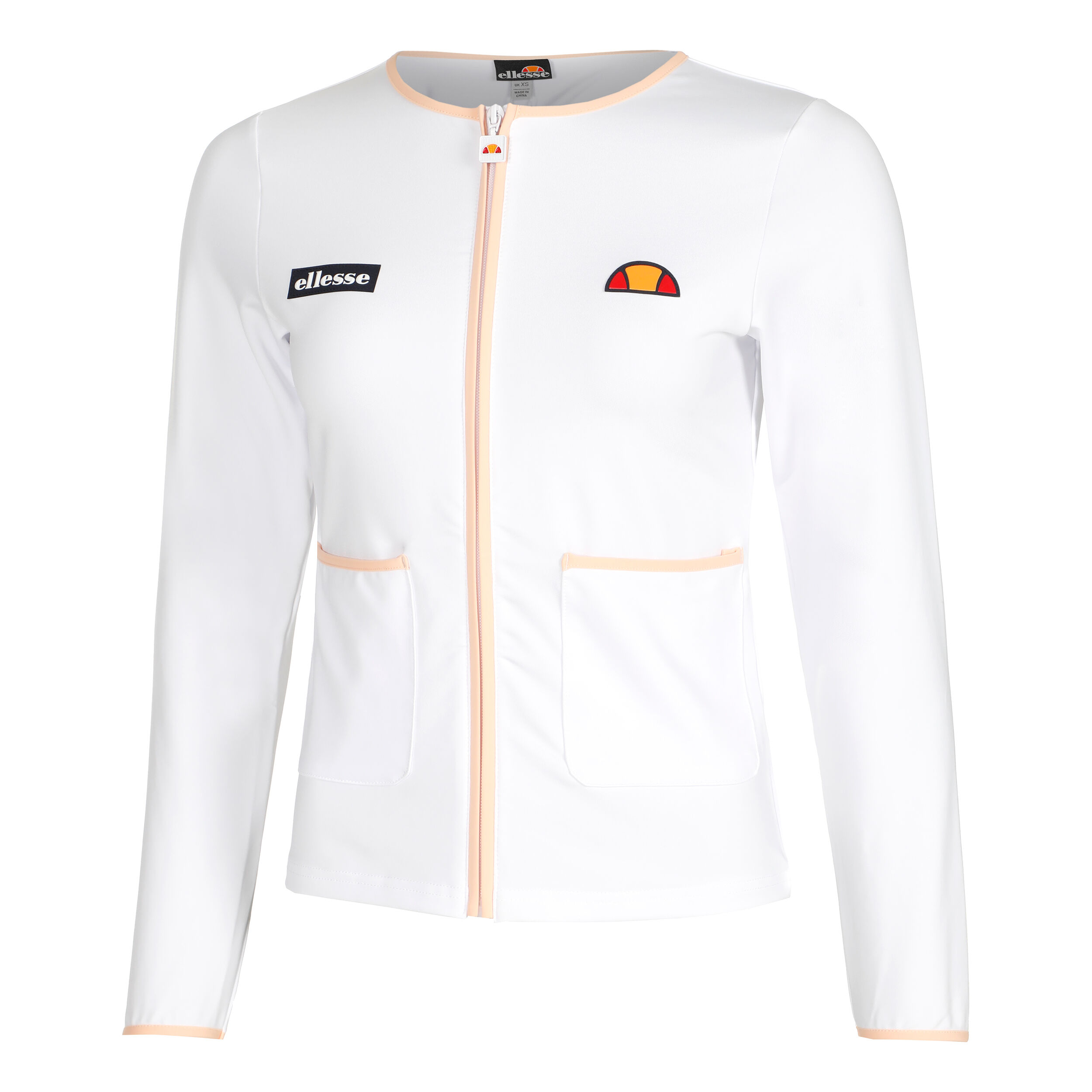 Cressida Longsleeve Damen - Weiß, Apricot