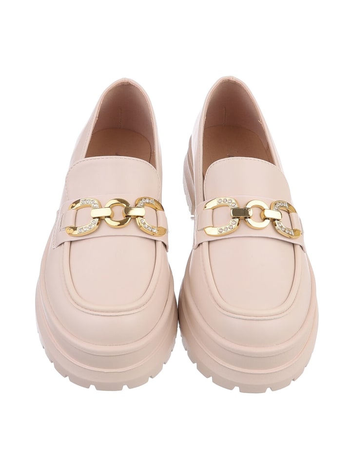 Ital-Design Halbschuh in Beige günstig kaufen