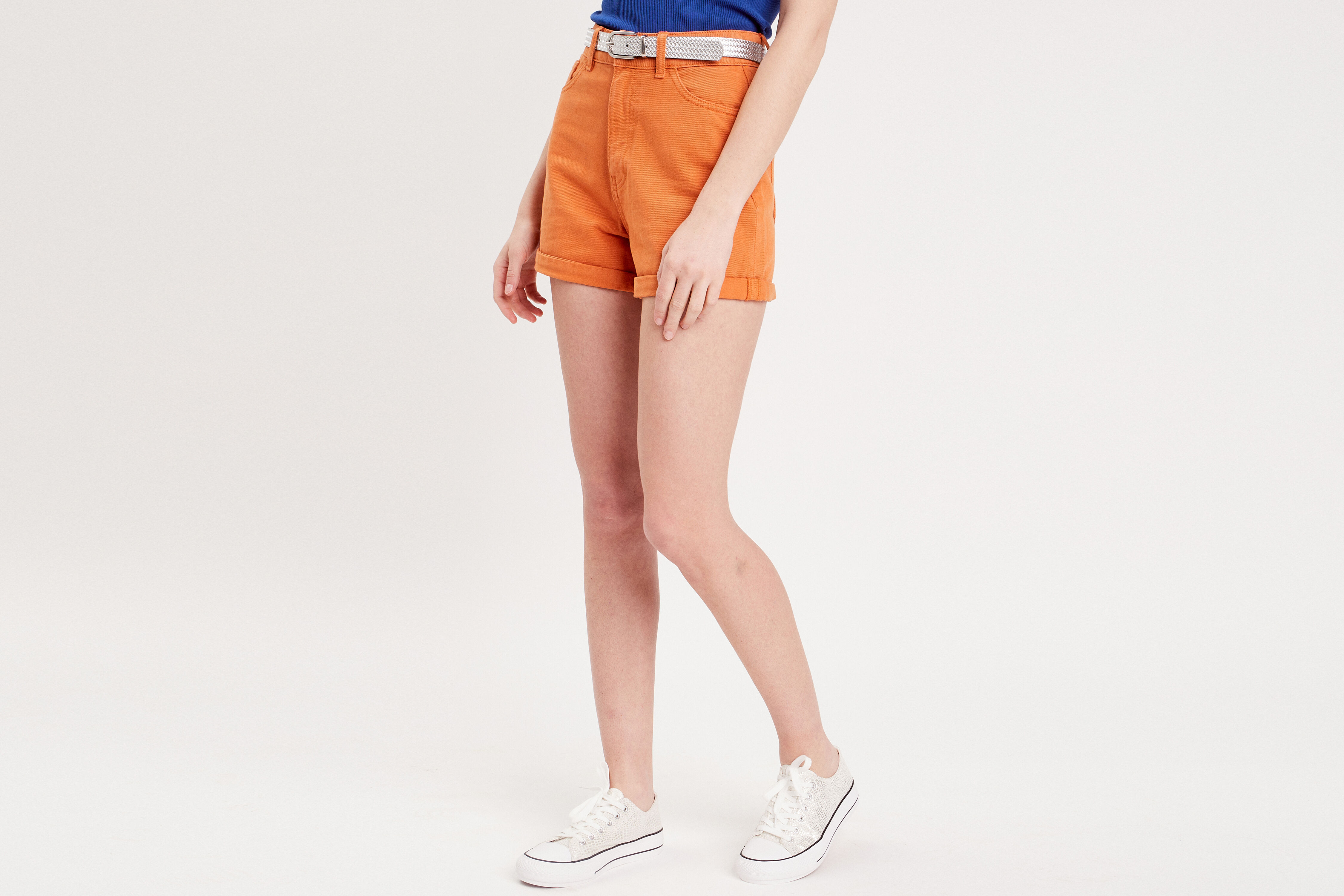 Short straight orange femme | Cache Cache