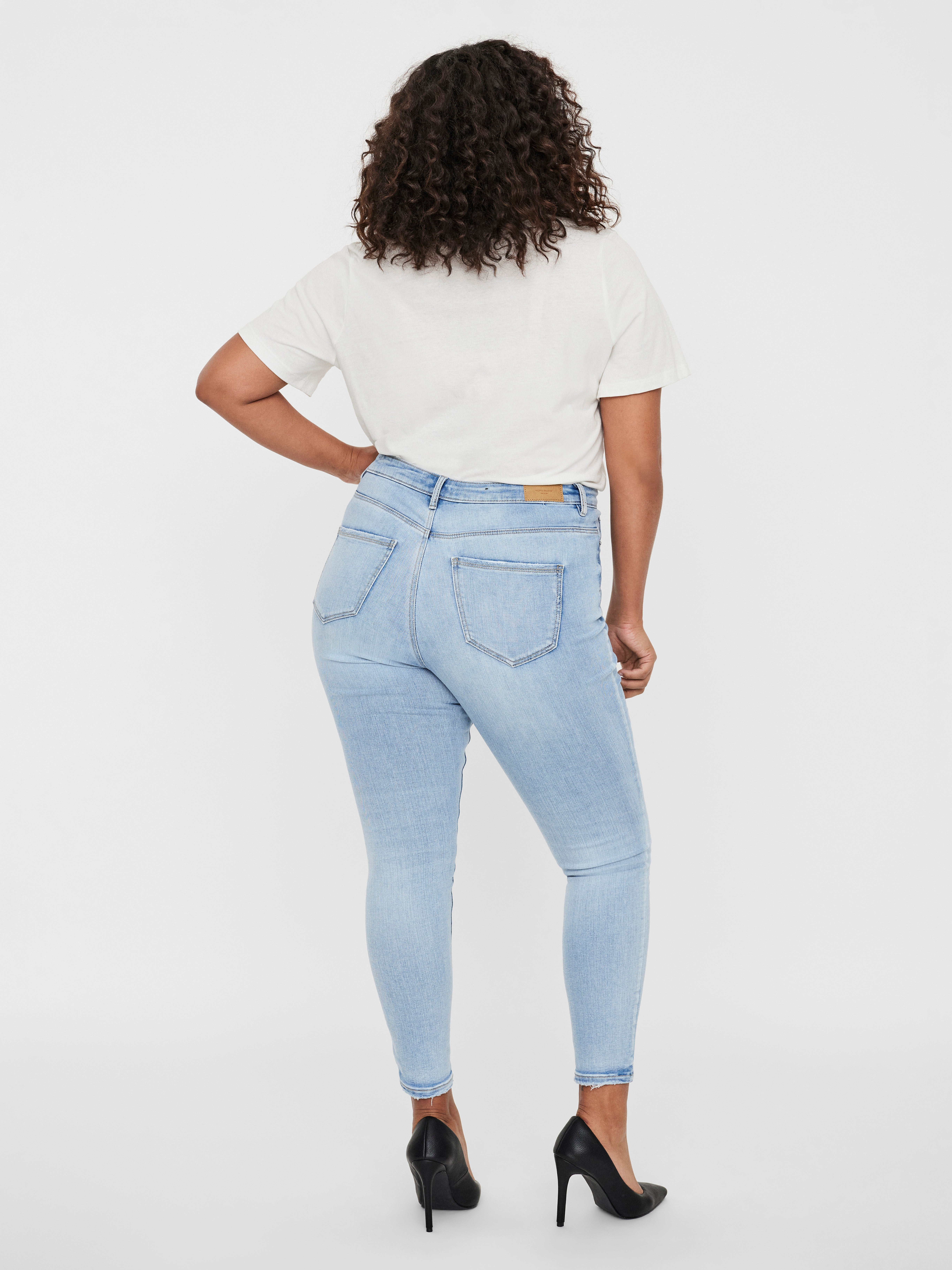 VMPHIA Hohe Taille Slim Fit Jeans