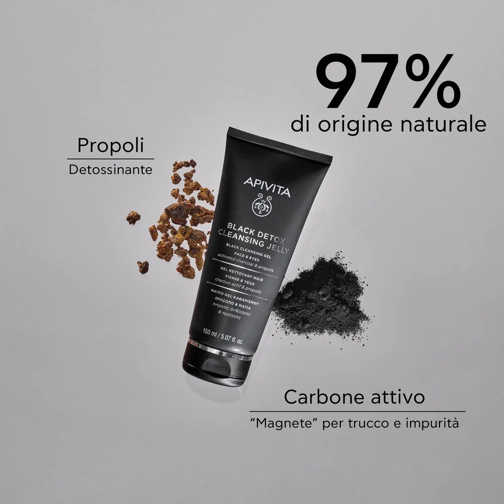 Reinigungs- und Make-up-Entferner Black Detox Reinigungsgel – Gesicht und Augen – Gesichtsreinigungsgel