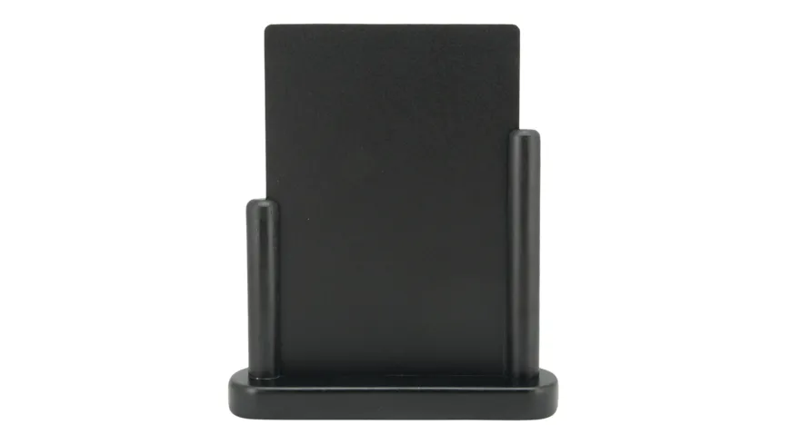 Securit® Tischaufsteller Kreidetafel ELEGANT, mittel, schwarz schwarz