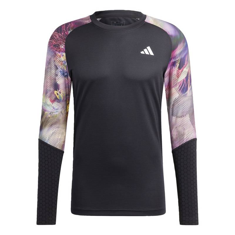 adidas Melbourne Tennis HEAT.RDY Longsleeve Poloshirt Herren