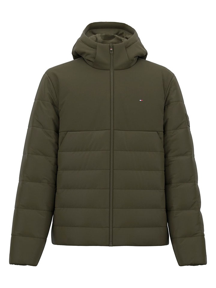 Tommy Hilfiger Steppjacke in Khaki günstig kaufen