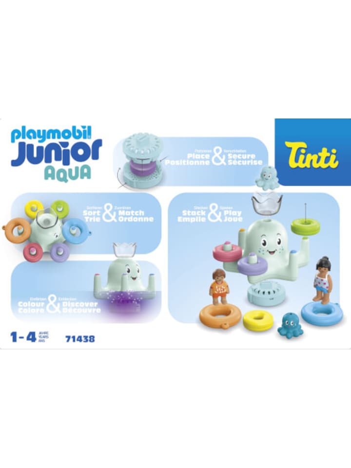 Playmobil Spielfigur Set 1.2.3 Aqua & Tinti: Bunter Tintenfisch günstig kaufen onesize