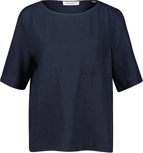 Marc O'Polo Damen Bluse kurzärmelig