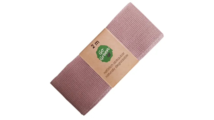 TRUBA GoGreen Baumwollband altrosa 2 m