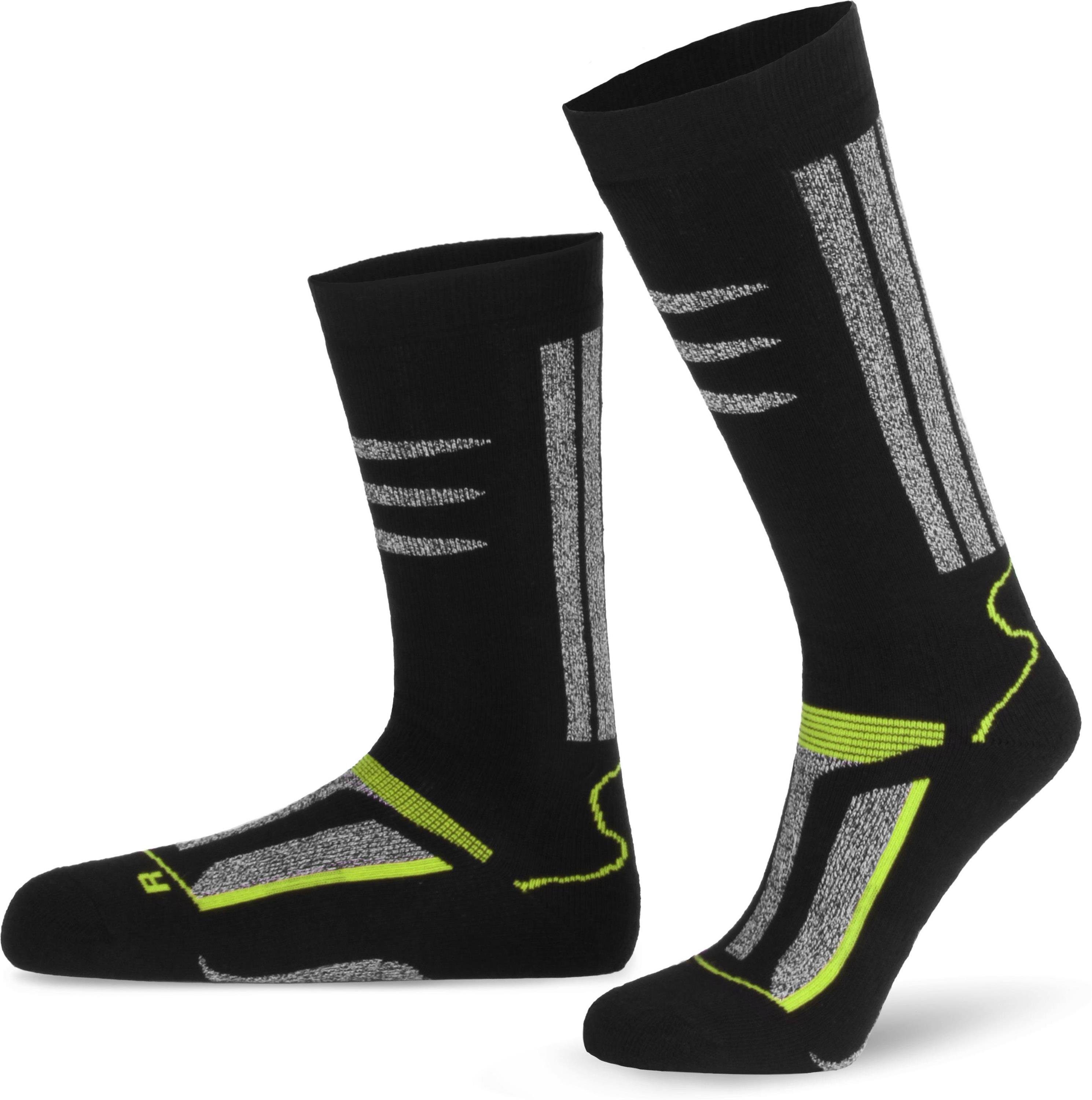 normani Basicsocken 3 Paar Thermokniestrümpfe Skisocken für Kinder (3 Paar) wärmeregulierend durch Baumwolle