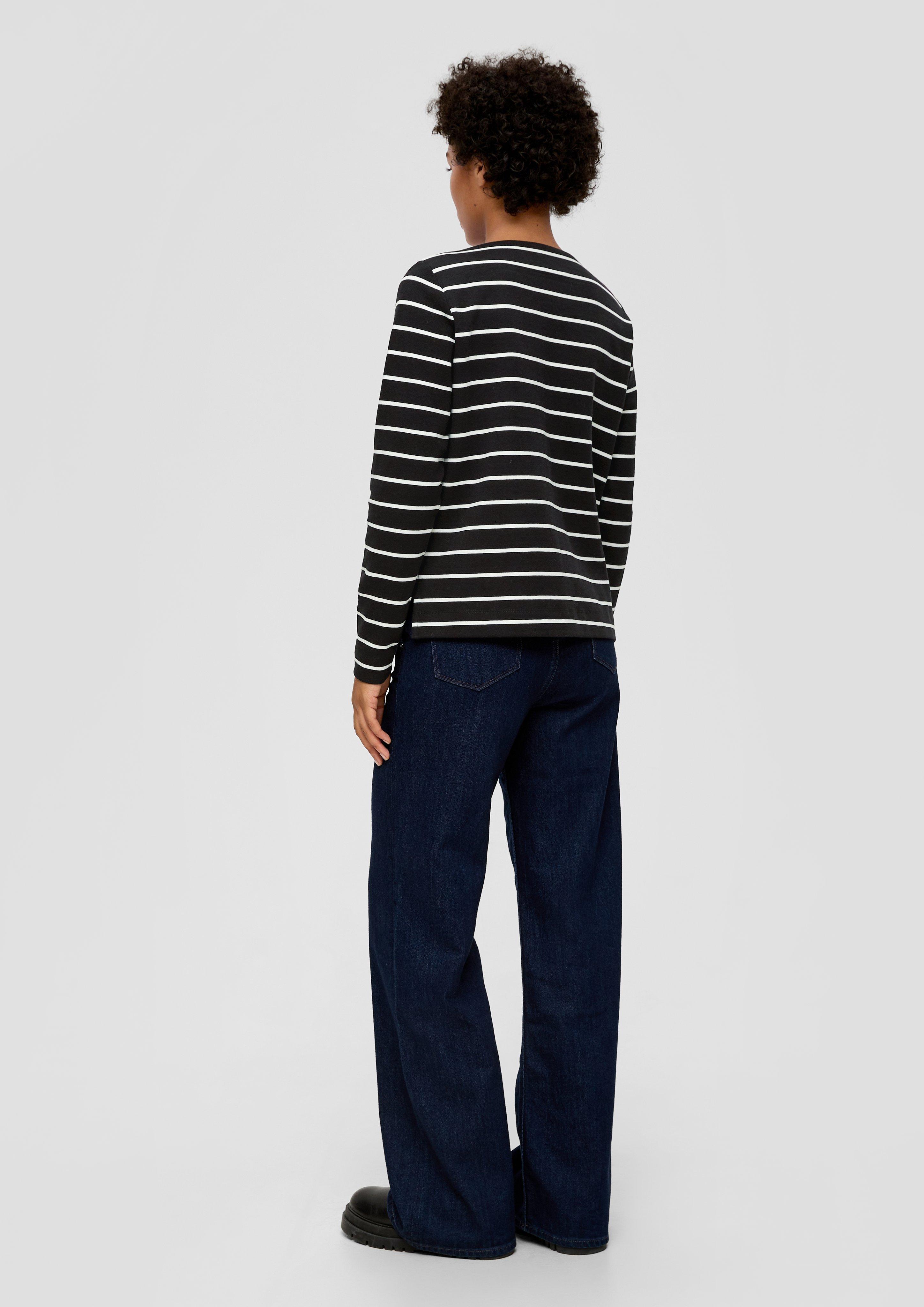 Longsleeve aus Baumwollstretch  2135965-99H1