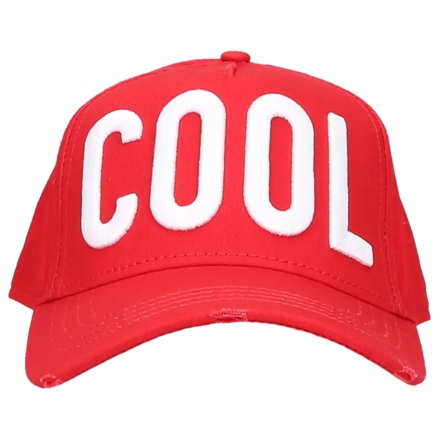 Dsquared2 - Snapback Cap COOL Baumwolle - rot