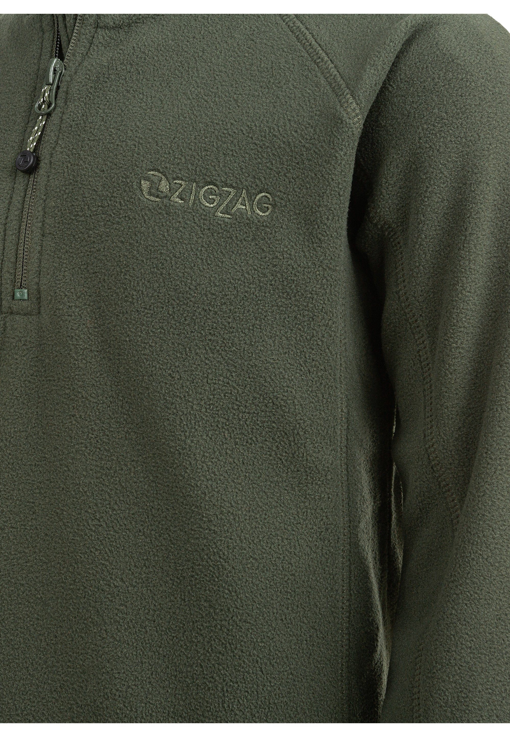 ZIGZAG Strickpullover Buffalo mit praktischem Reißverschluss