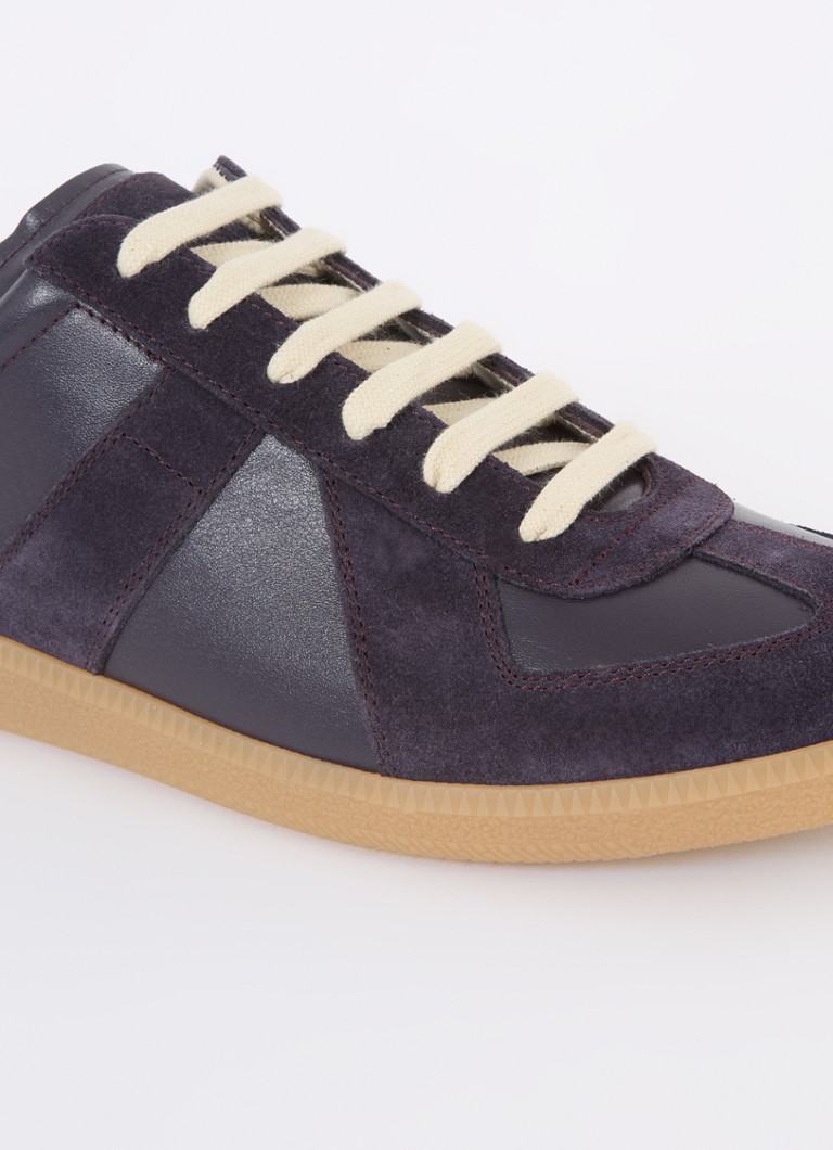 Pantofi replică Maison Margiela din piele de miel cu detalii din piele de vițel.