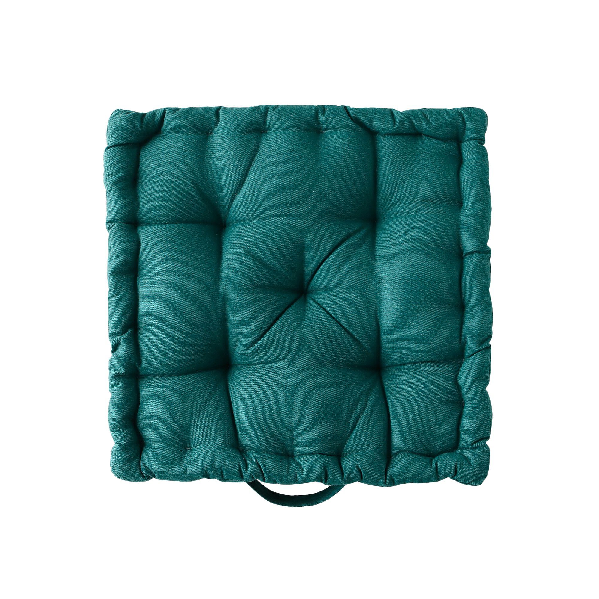 Coussin de sol uni coton