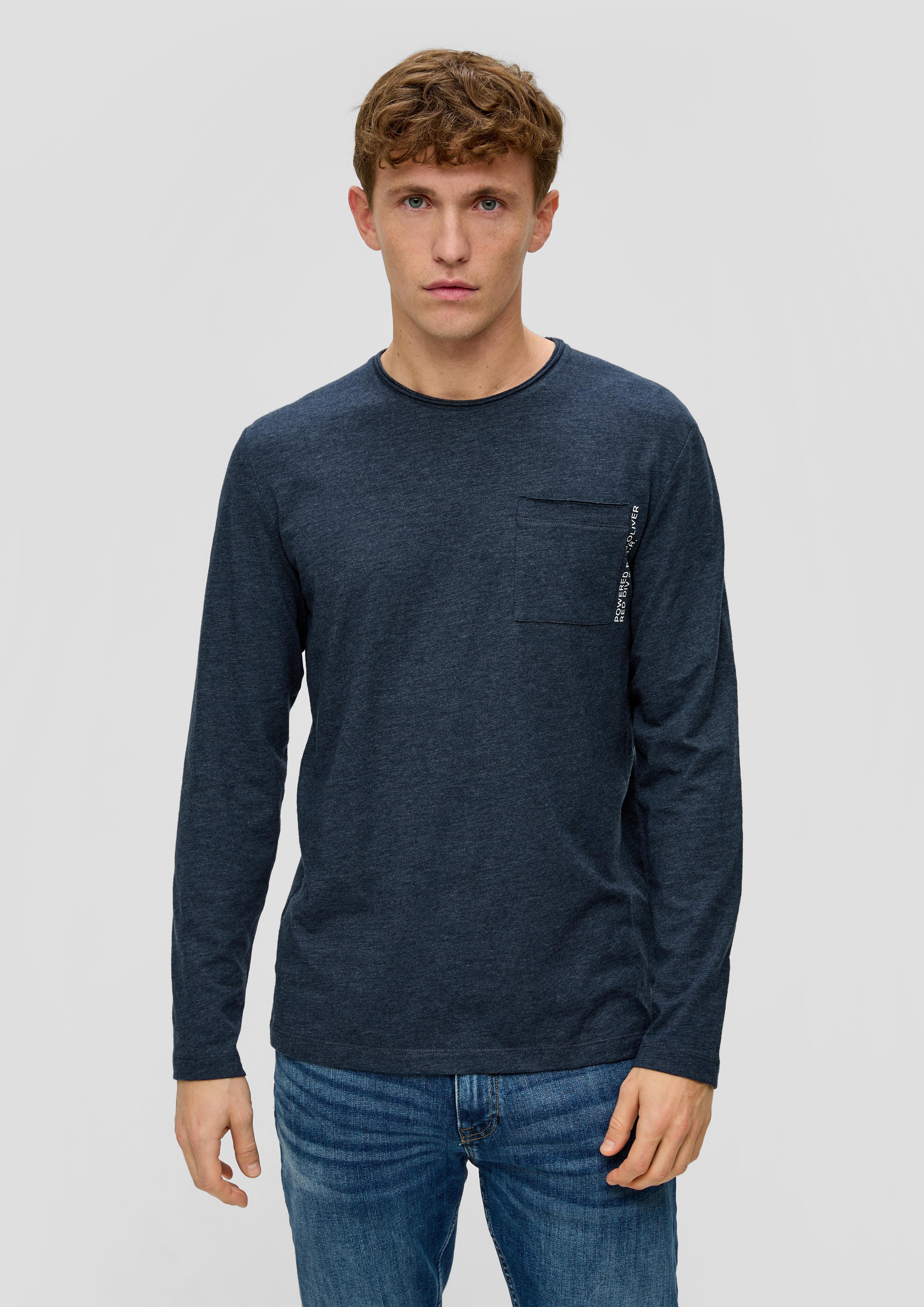 Longsleeve mit aufgesetzter Brusttasche  2141471-59W1