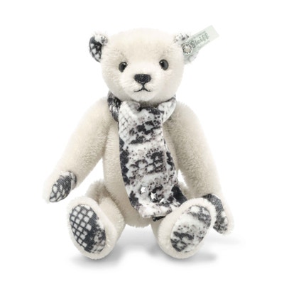 Snake Teddybär, 15 cm, hellgrau