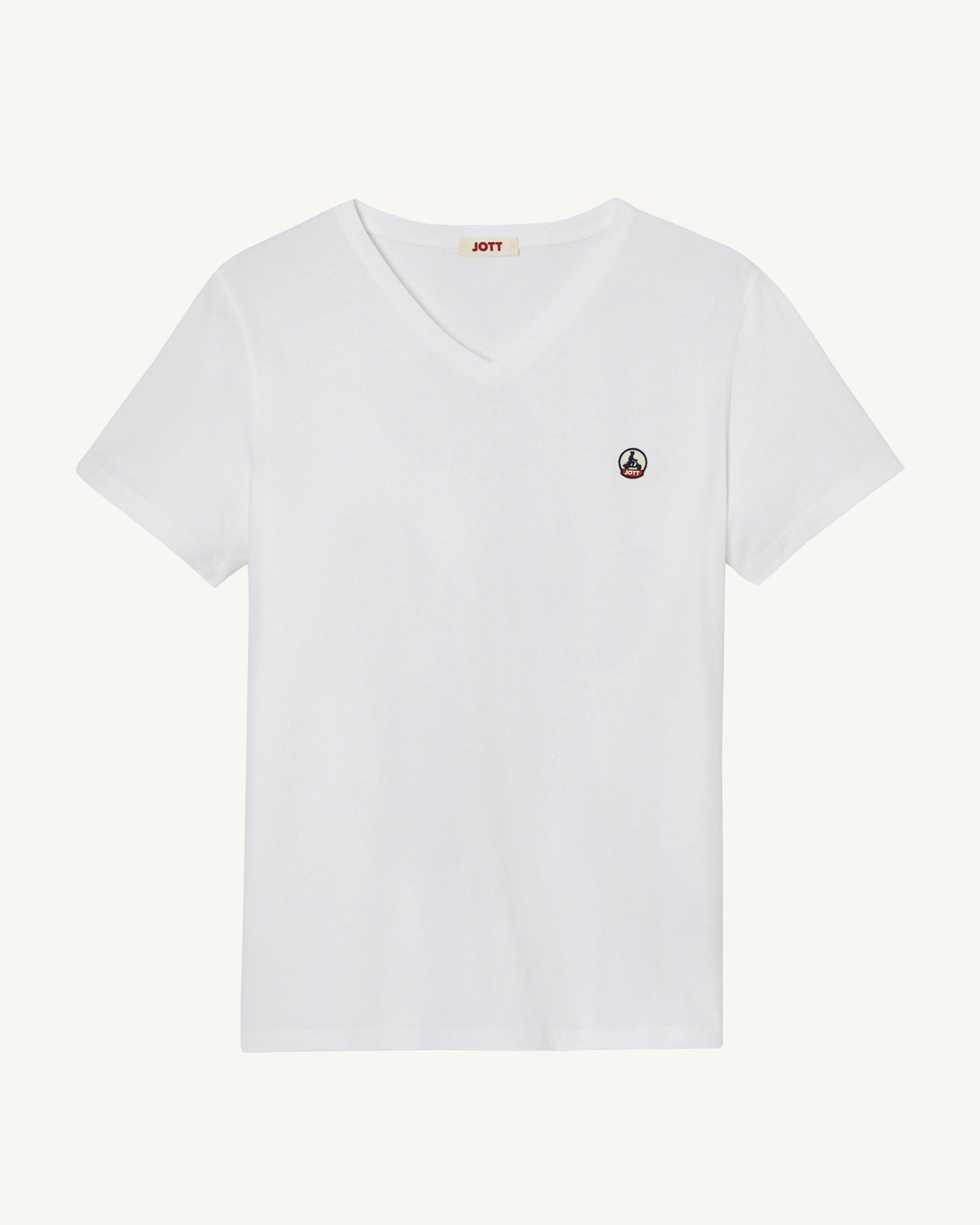 T-shirt homme en coton biologique Blanc Benito