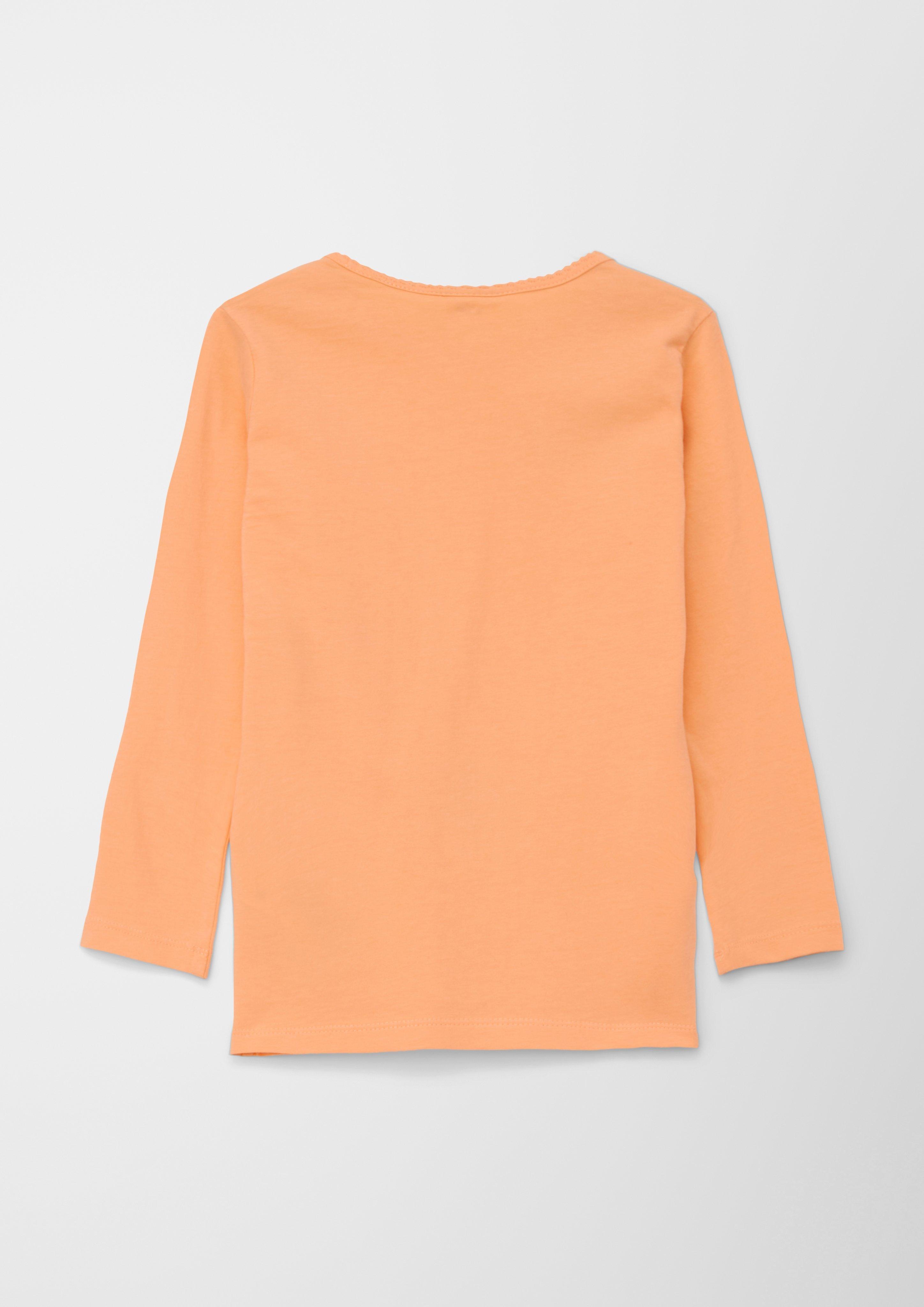 Longsleeve mit Pailettenbesatz  2119684-2136