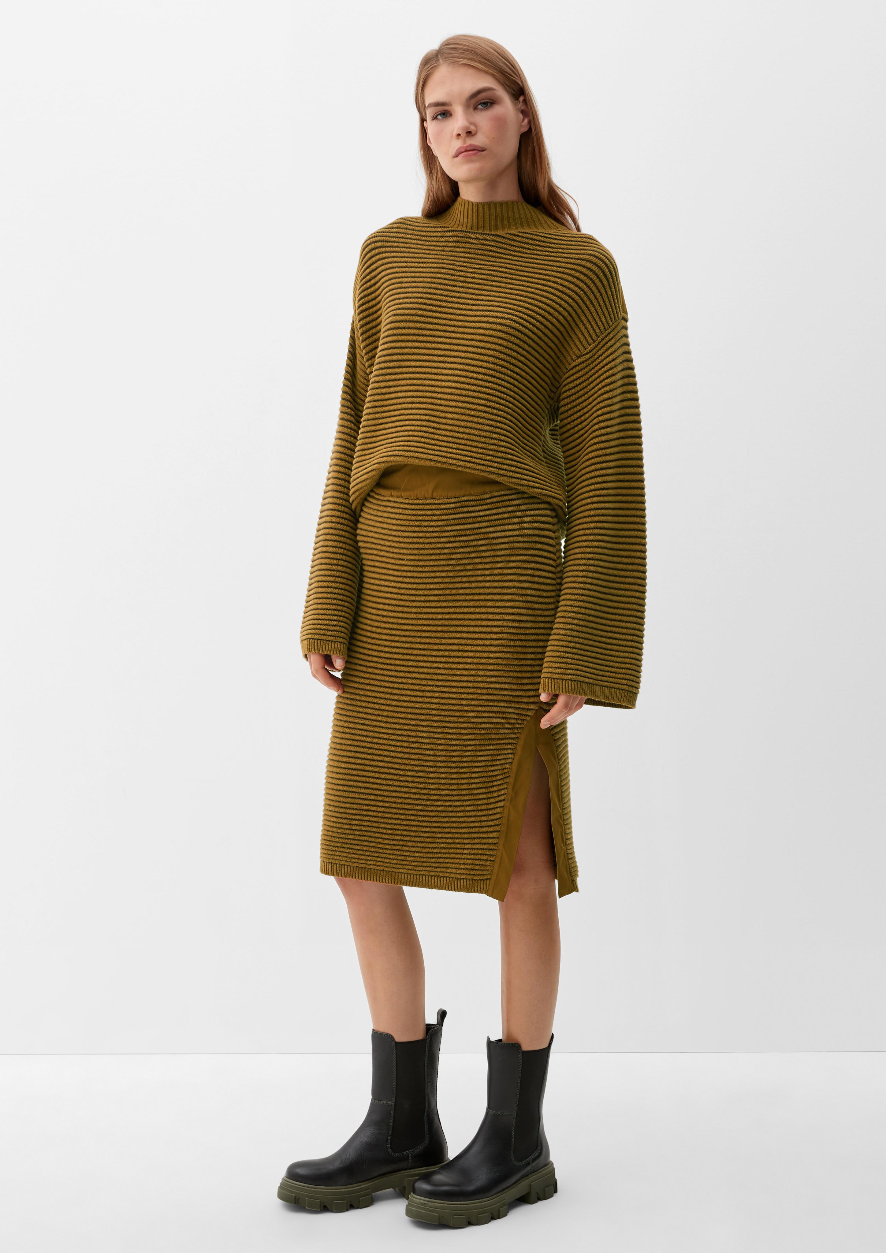 Strickpullover mit Streifen  2120792-77X6