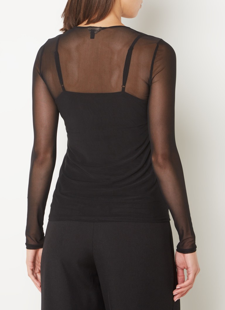Phase Eight Eleena Mesh Top με Ελαστικό Στρίψιμο