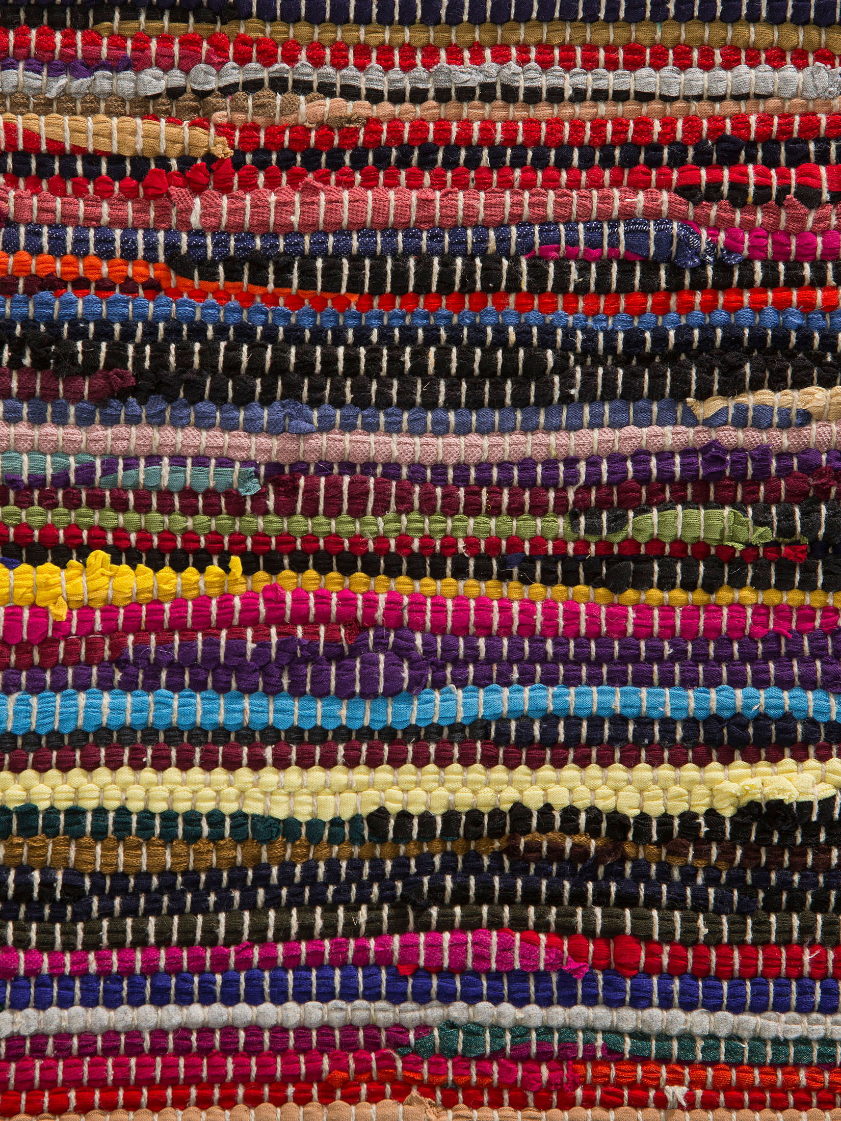 Fanö Fleckerl-Teppich, Multicolor