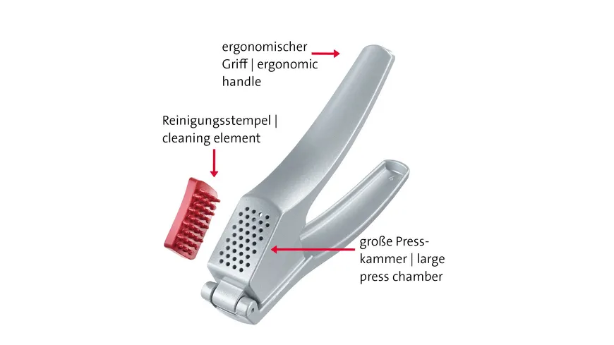 WESTMARK Knoblauchpresse »Josie« grau
