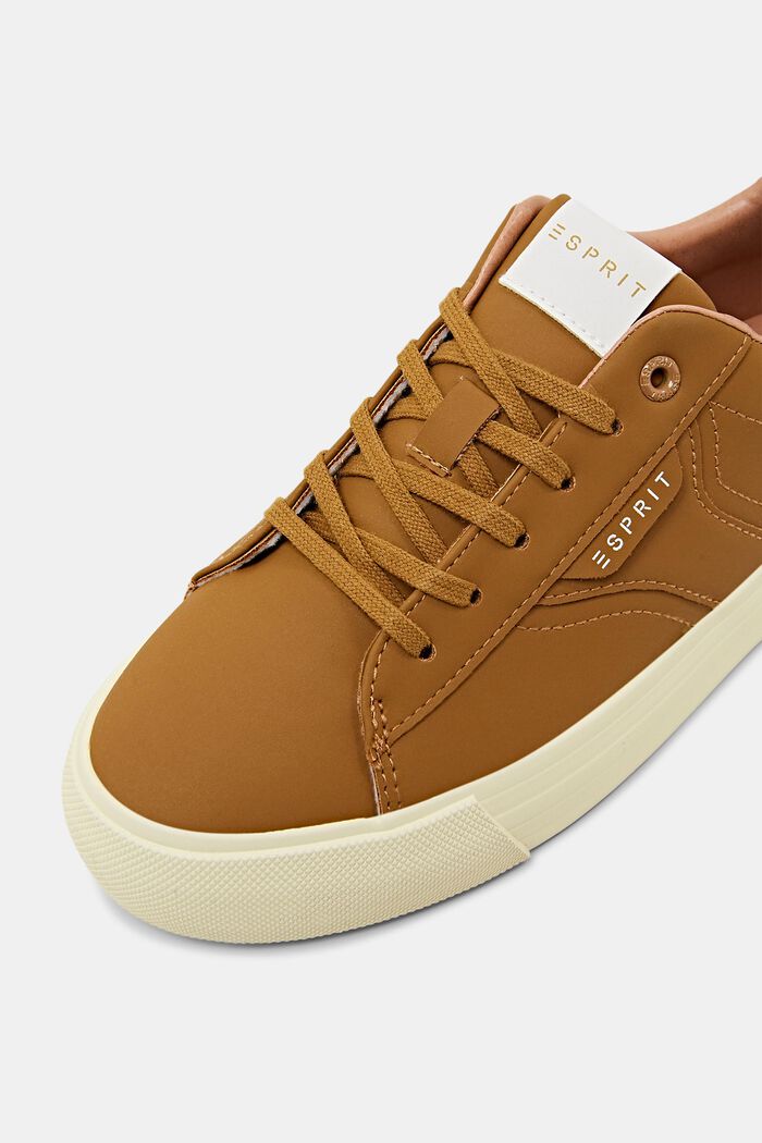 Plateau-Sneakers aus veganem Leder
