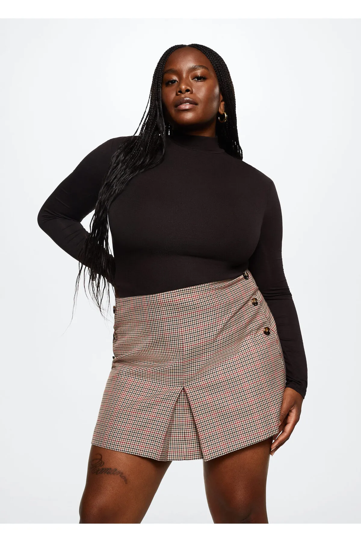 MANGO  Brauner Damenrock 37055928
