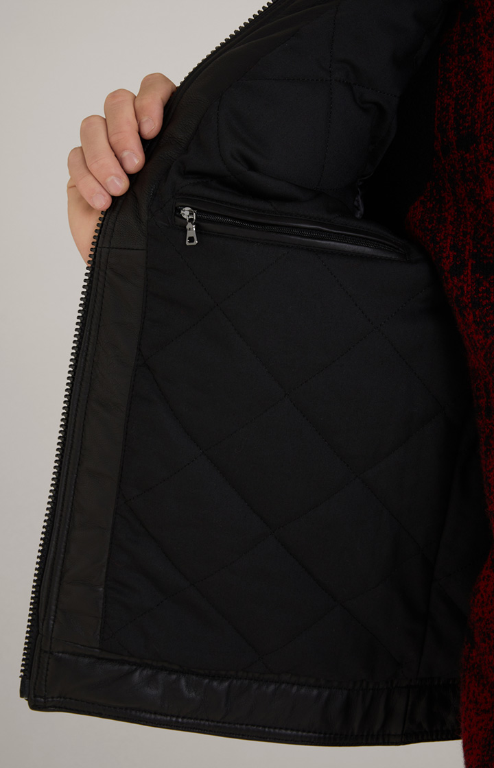 Lederjacke Baldo in Schwarz