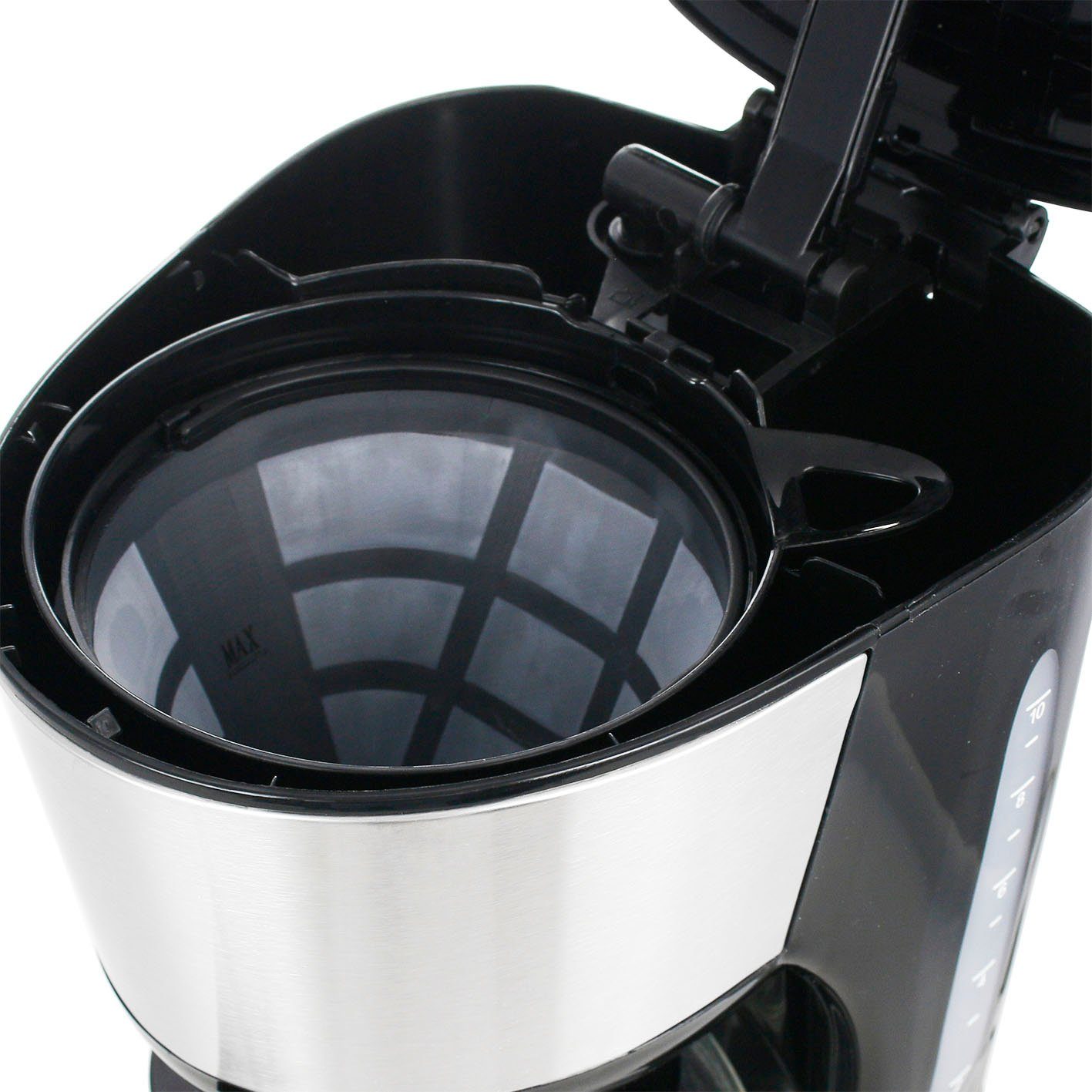 Emerio Filterkaffeemaschine CME-122933, 1,25l Kaffeekanne, Papierfilter