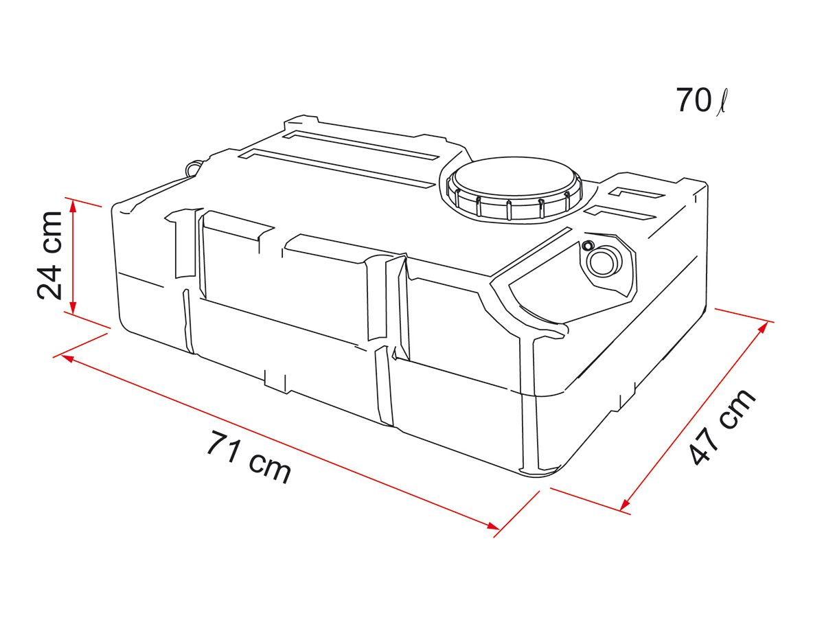 Fiamma Frischwassertank