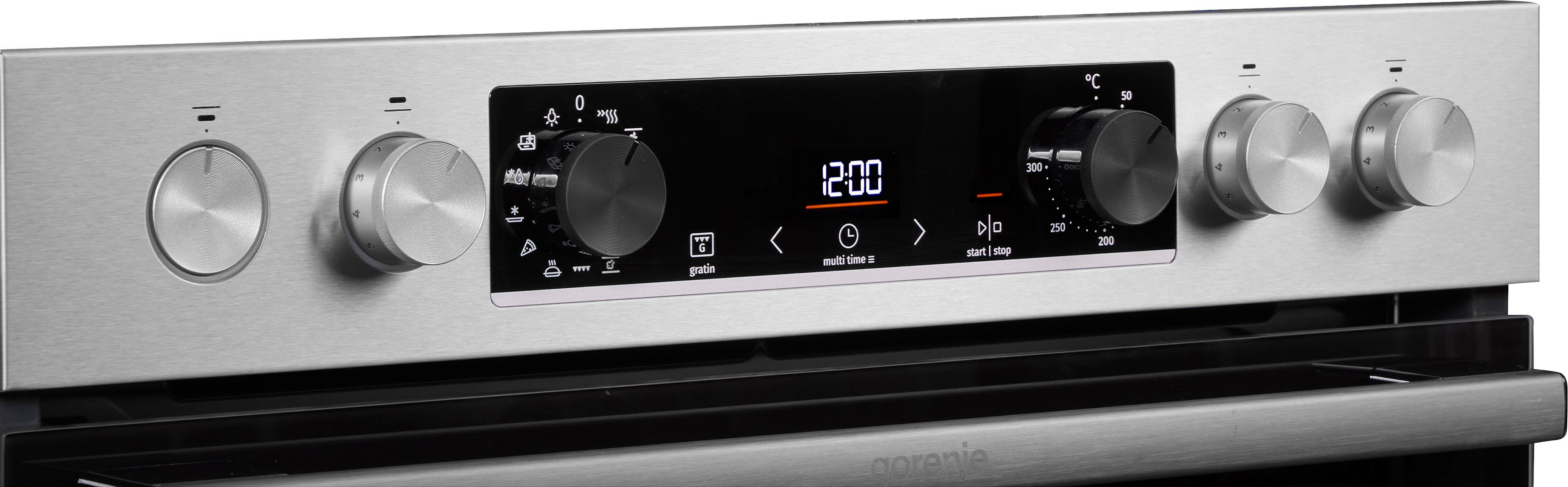 GORENJE Induktions Herd-Set Pacific Induktion 2021, mit 1-fach-Teleskopauszug, ecoClean Plus