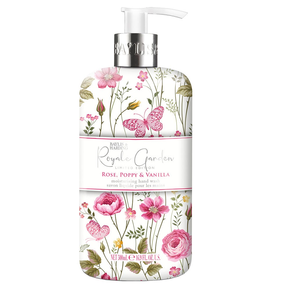 Baylis & Harding Royale Garden Rose, Poppy & Vanilla 500 ml