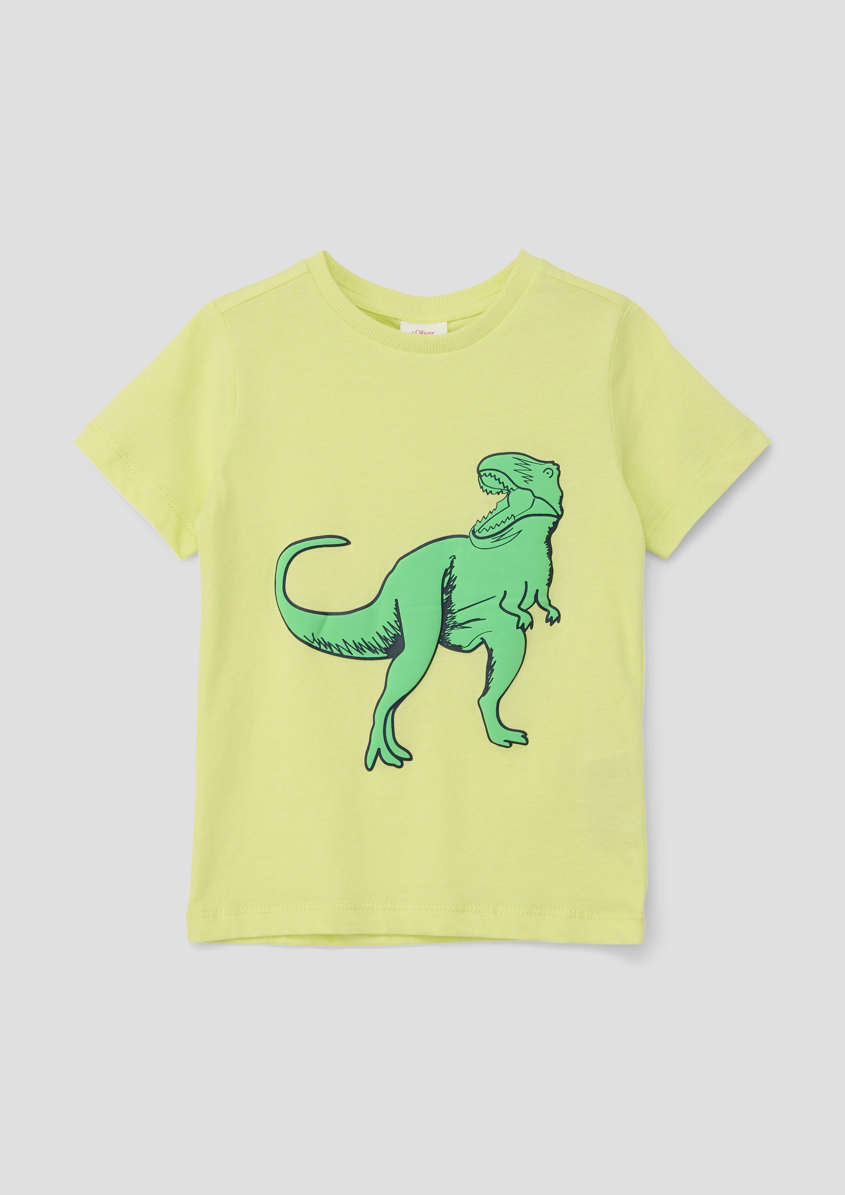 T-Shirt mit gummiertem Print  2143104-7017