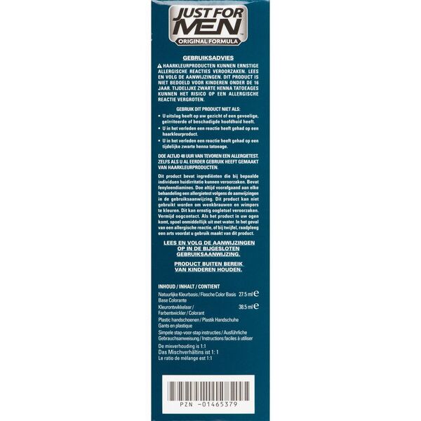 Just For Men Original Formula H-25 Tinta de Cabelo Loiro Escuro 66ml