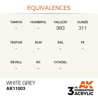 AK White Grey (17 ml)
