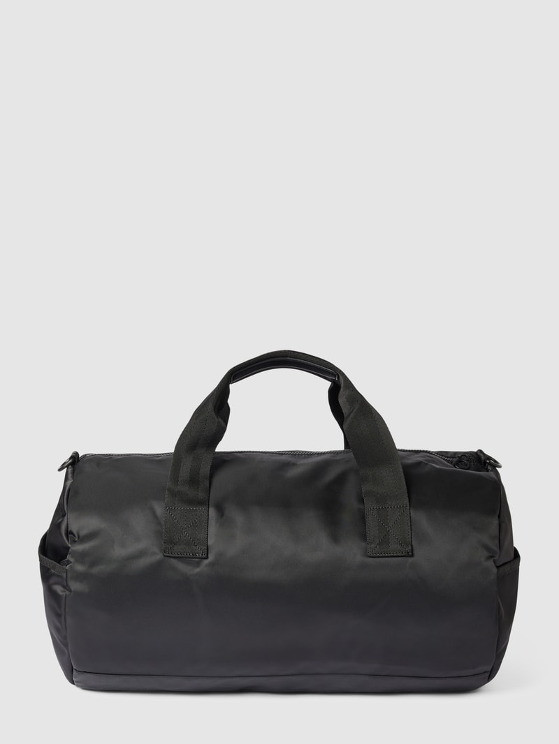 Duffle Bag mit Label-Details Modell 'SKYLINE' in schwarz