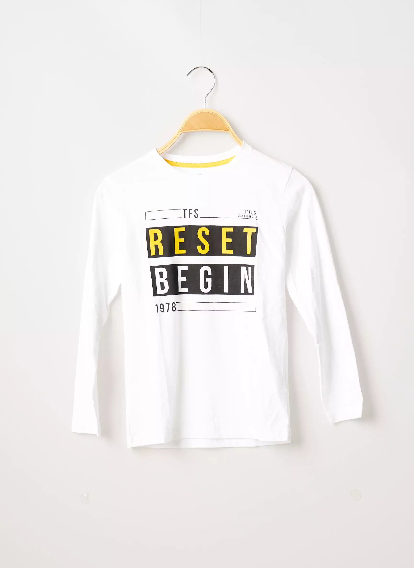 Tiffosi Tshirts Garcon couleur blanc