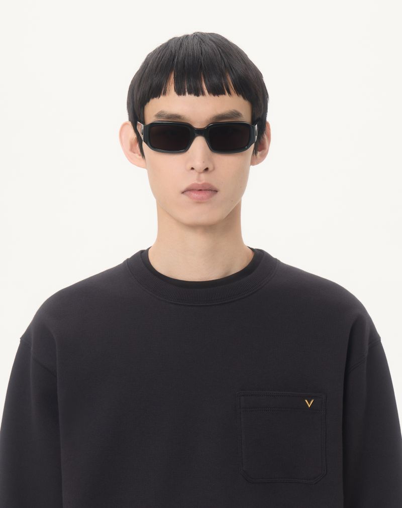 Valentino bomuldssweatshirt med Vgold