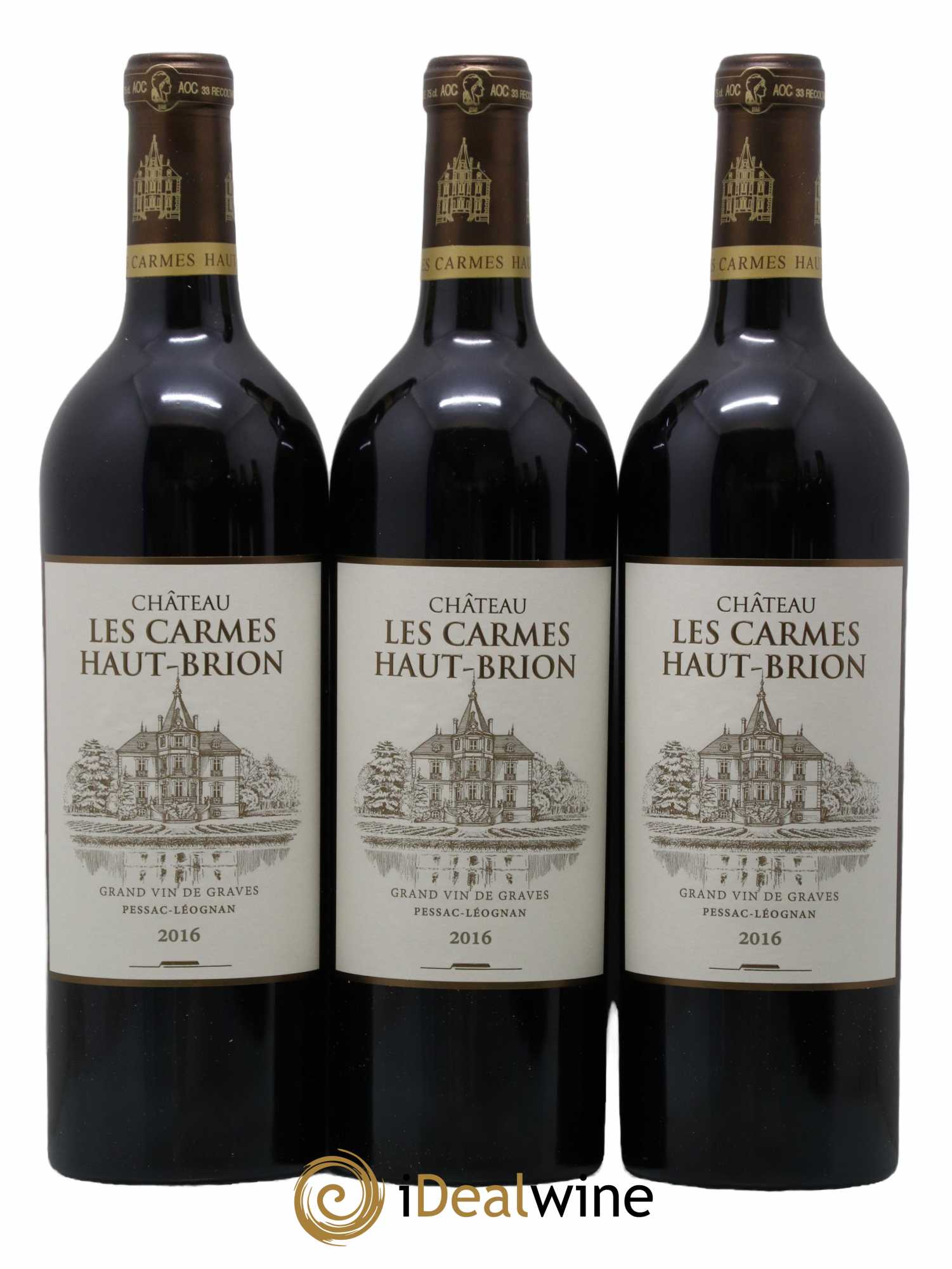 Château Les Carmes Haut-Brion  2016 - Lot de 6 Bouteilles