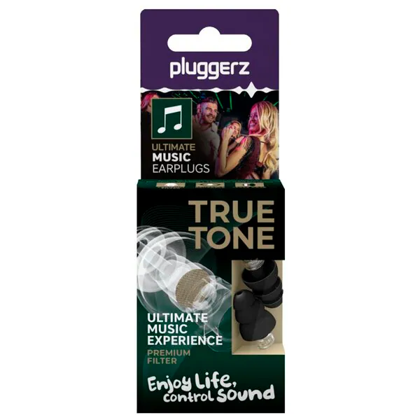 Špunty do uší Pluggerz True Tone 2 kusy