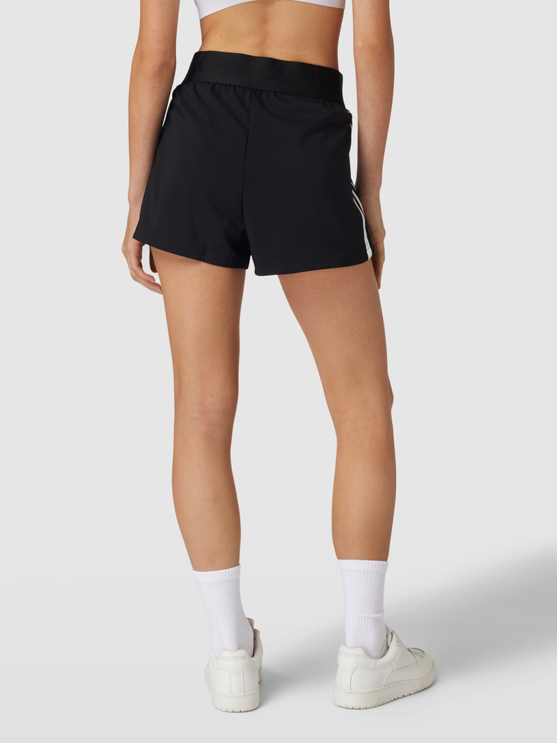 Shorts mit breitem elastischem Bund in black
