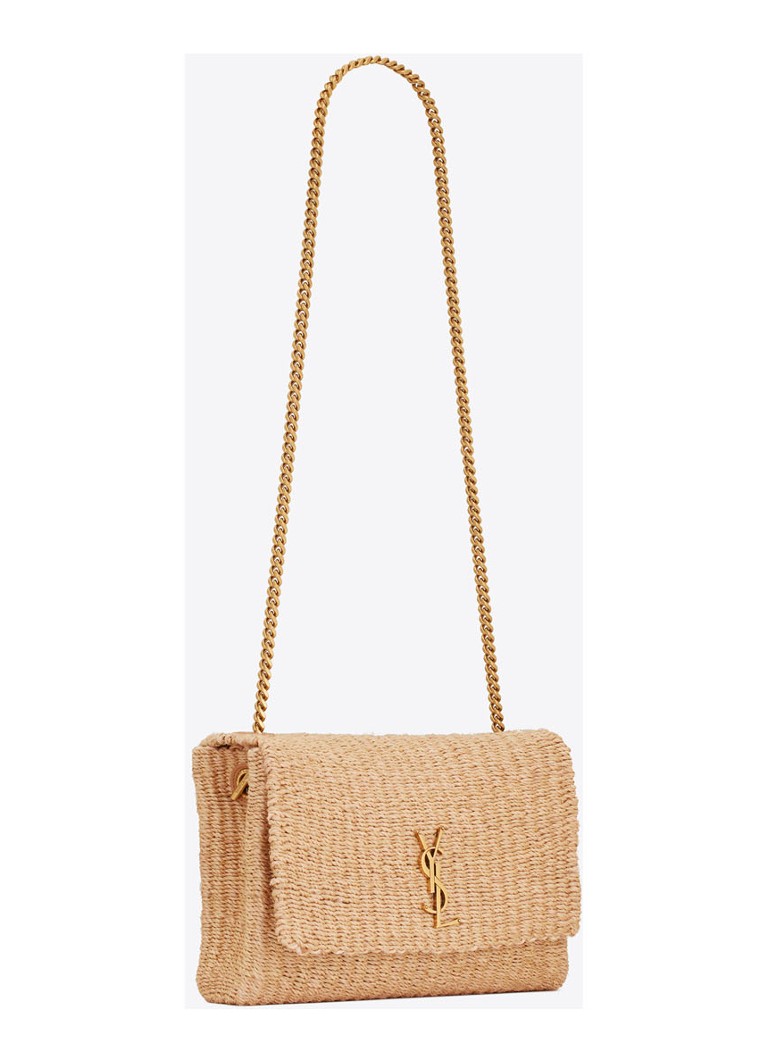 Borsa a tracolla media Kate di Saint Laurent con dettagli in pelle di vitello