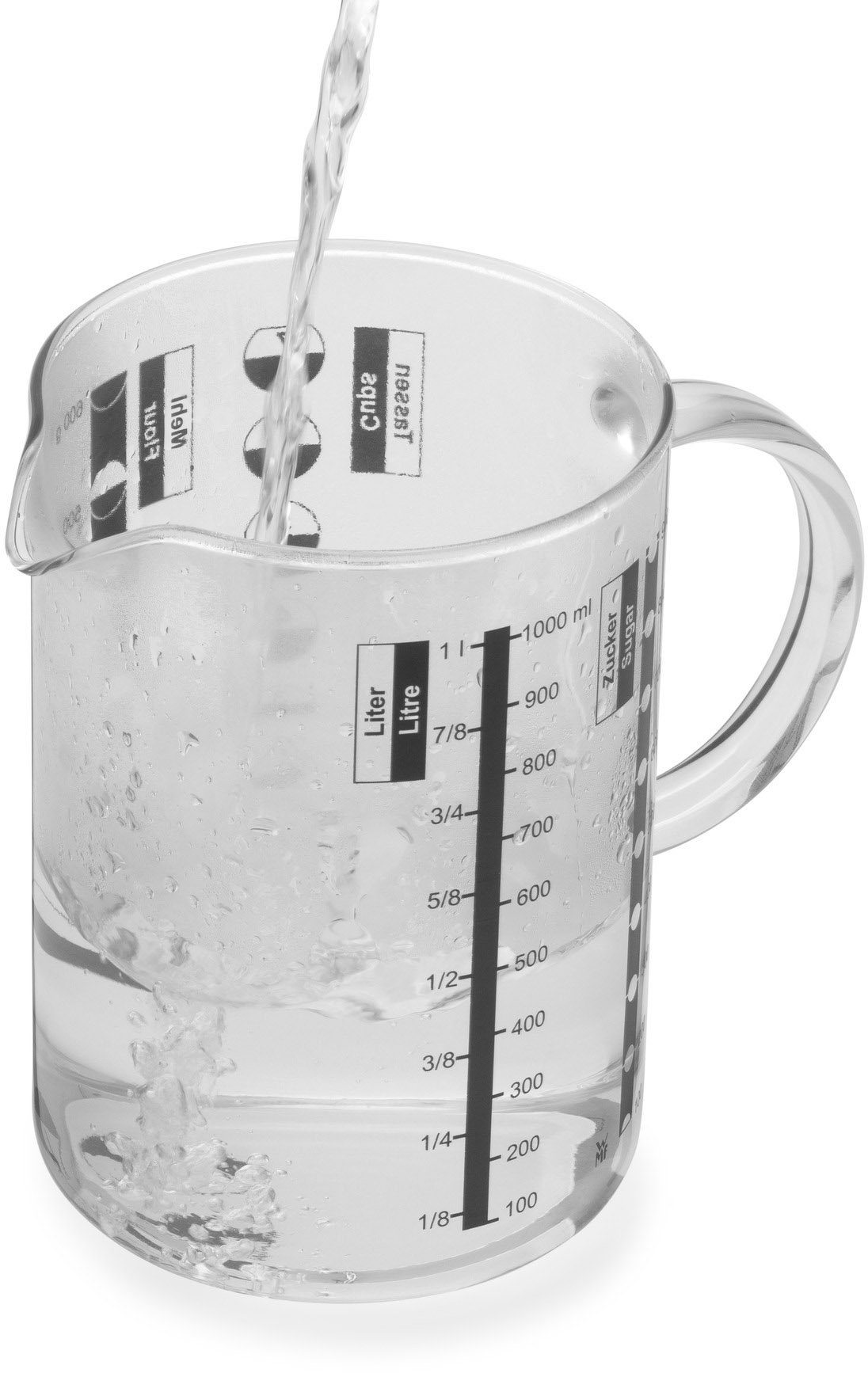 WMF Messbecher Gourmet, Glas, Kleinstmengen genau ablesbar