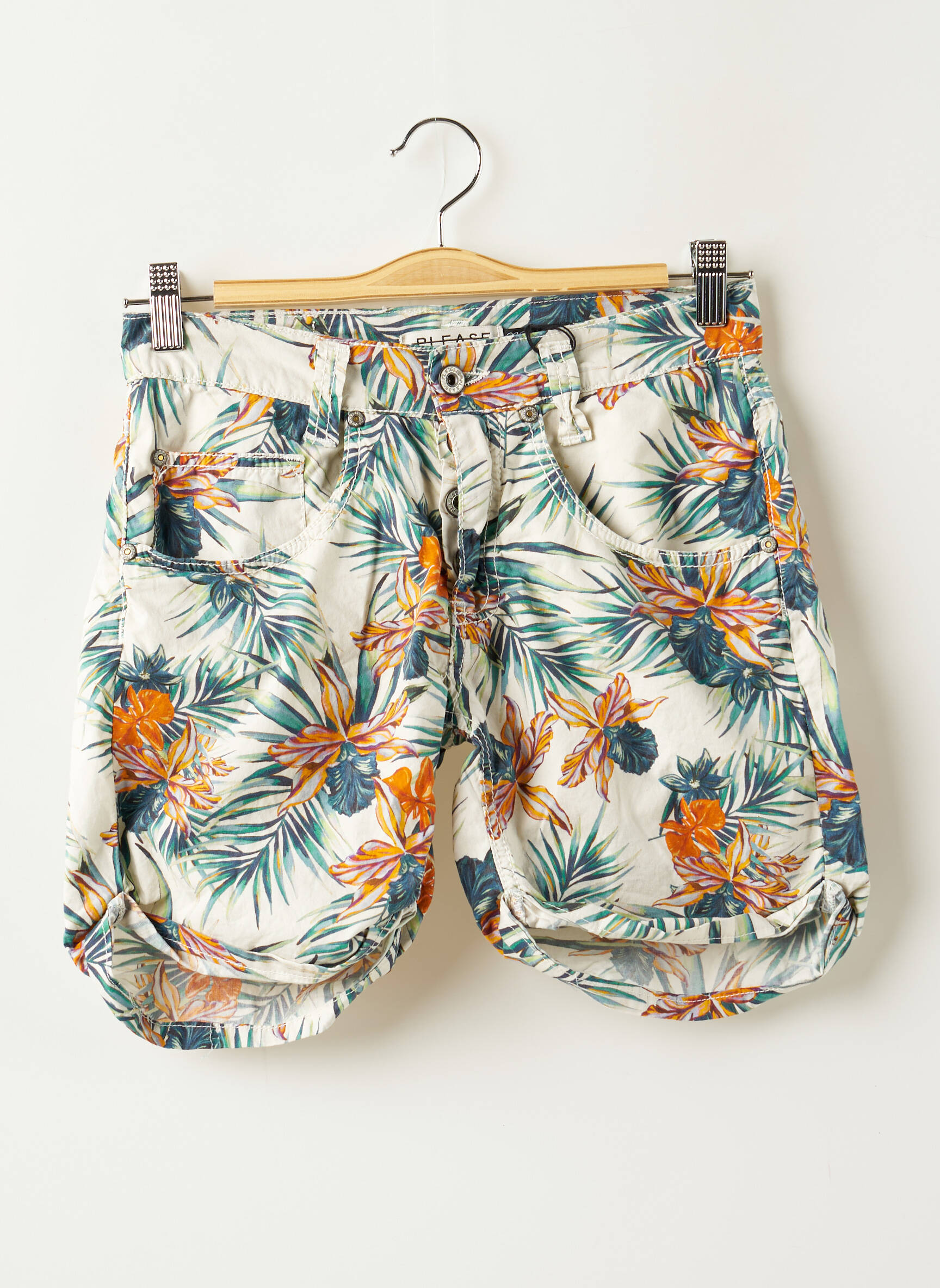 Please Shorts 1 Femme couleur vert