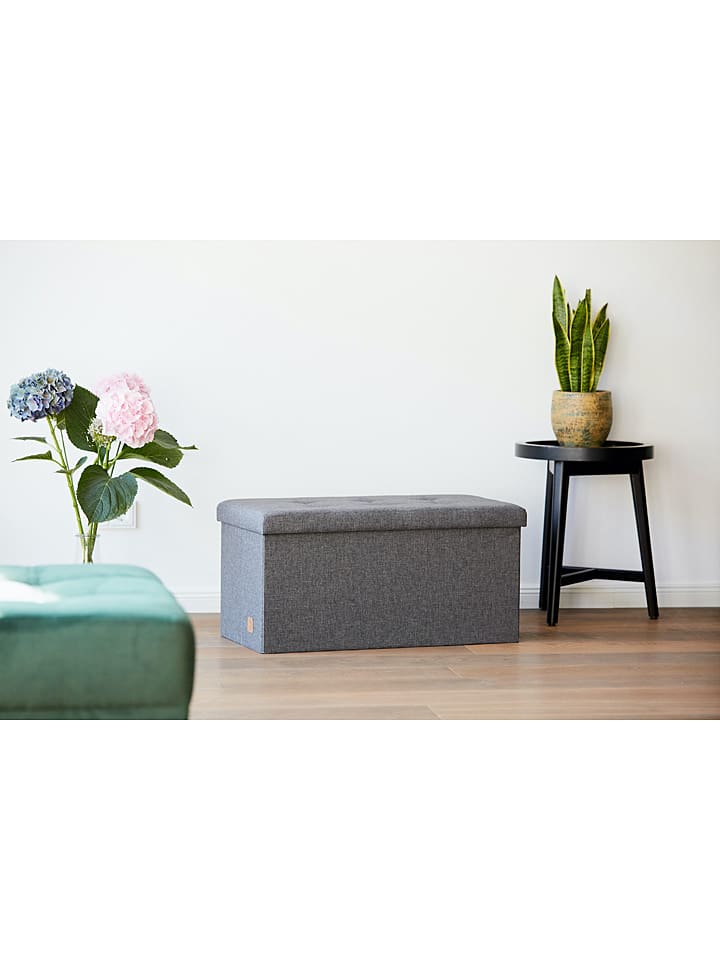 STORE IT Aufbewahrungsbank in Anthrazit - (B)76 x (H)38 x (T)38 cm günstig kaufen onesize