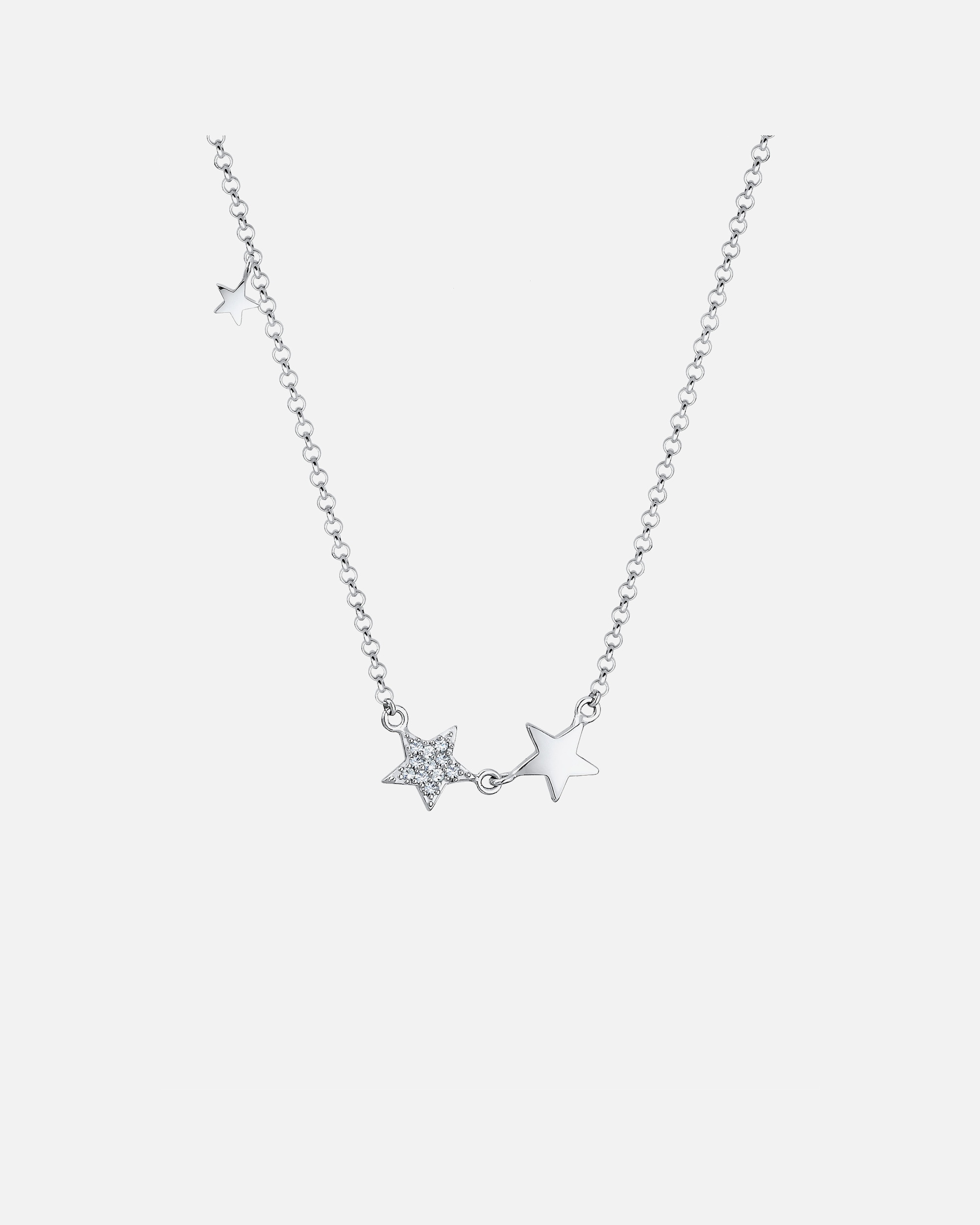 Elli Women's Filigree Pendant with Crystals in 925 Sterling Silver