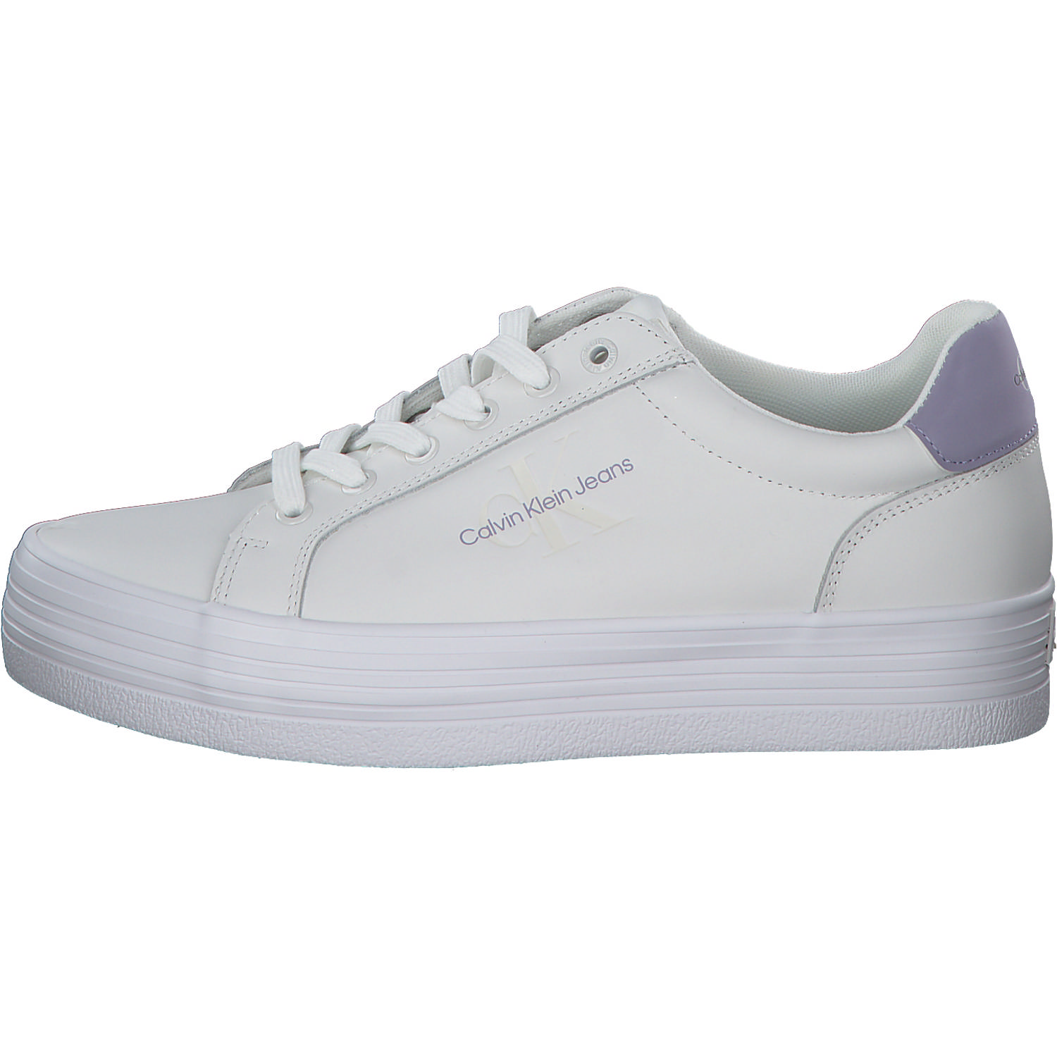 Calvin Klein YW0YW01223, Schnürschuhe, Damen, white/lavendel