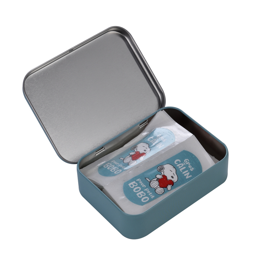 takecare Boite en métal de 24 pansements Snoopy Pansements