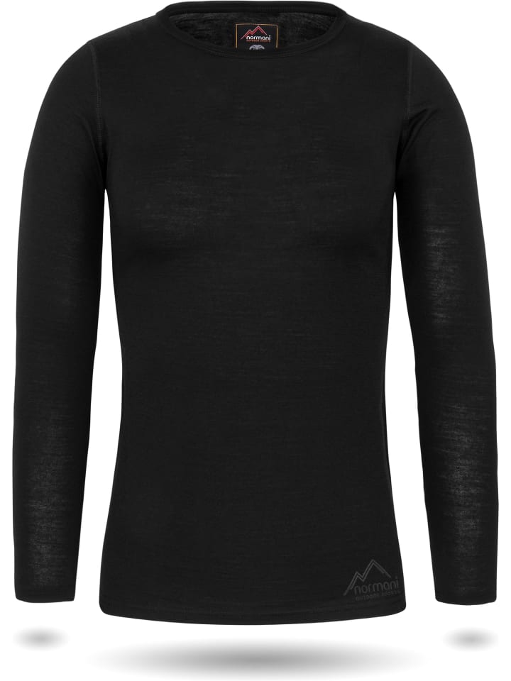 Normani Outdoor Sports Damen Merino Unterwäsche-Set Mandurah/Perth in Schwarz günstig kaufen
